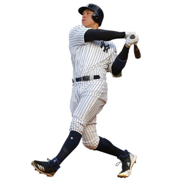 New York Yankees Aaron Judge Fathead Swing Life  Guardians jerseys