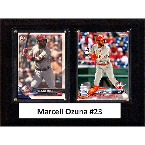 St. Louis Cardinals Marcell Ozuna 6'' x 8'' Plaq Atlanta Braves jerseys