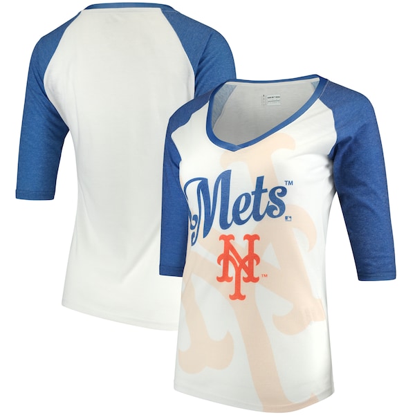 Women's New York Mets Forever Collectibles White W deGrom jersey