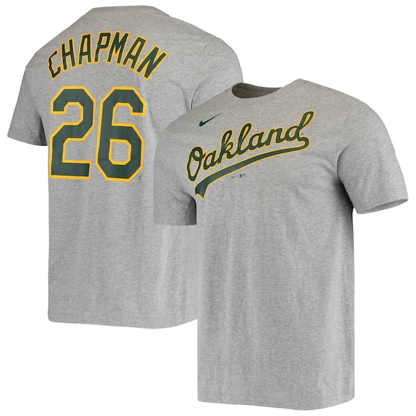 Men's Oakland Athletics Matt Chapman Nike Gray N Athletics jerseys