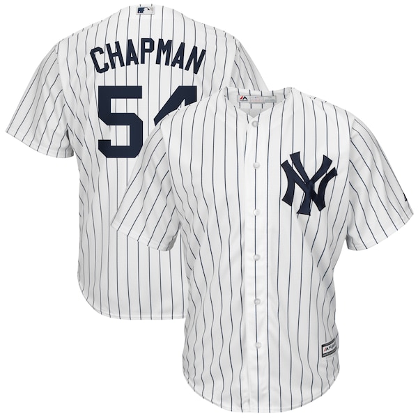 Men's New York Yankees Aroldis Chapman Majestic  best site for cheap nike mlb jerseys