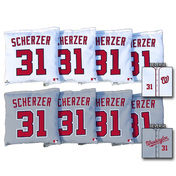 Washington Nationals Max Scherzer 8-Piece Regula Max Scherzer home jersey