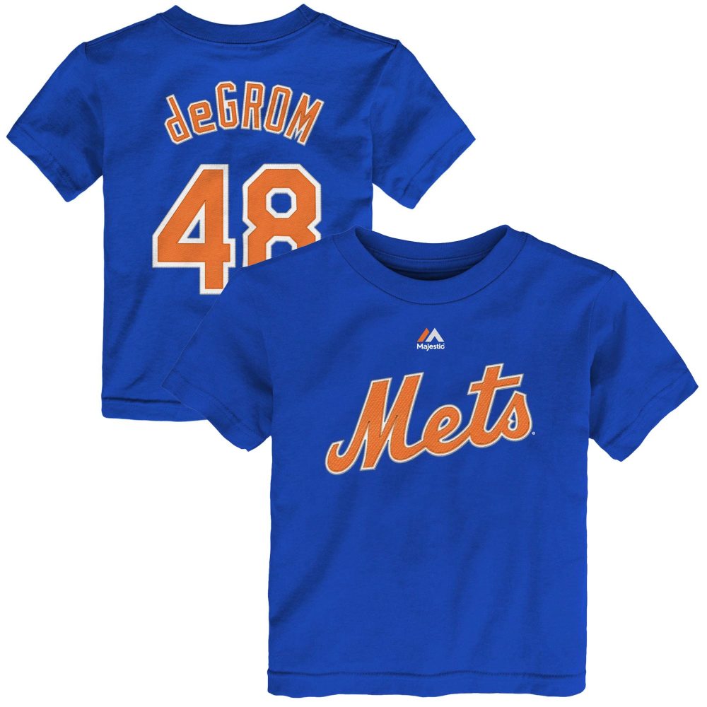 Toddler New York Mets Jacob deGrom Royal Name mlb jerseys usa reviews