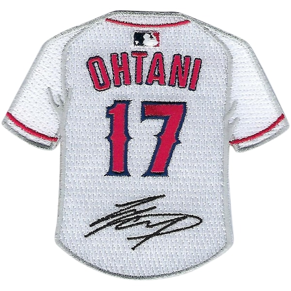 Los Angeles Angels Shohei Ohtani Signature Player  Mike Trout jersey