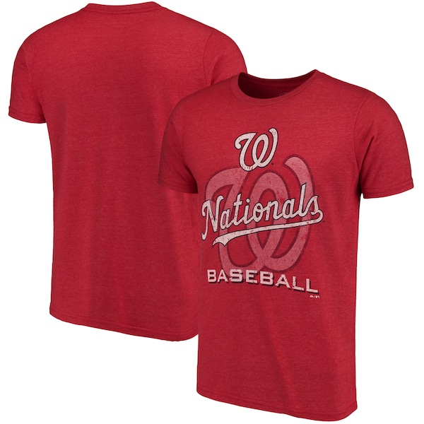 Men's Washington Nationals Majestic Threads Red Vi Mike Fiers jersey