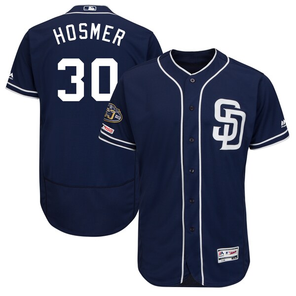 Men's San Diego Padres Eric Hosmer Majestic Navy very cheap youth baseball jerseys
